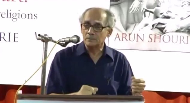 Arun Shourie Mimicking Arnab Goswami Is Funny But The Point That He's  Making Is A Valid One