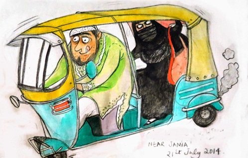 From The Typical Delhi Mom To The Metro Girls, An Artist Perfectly Captures  The People Of Delhi