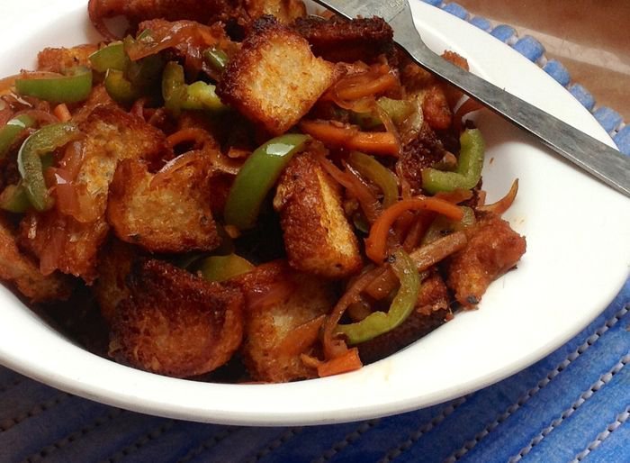 bread Manchurian recipes