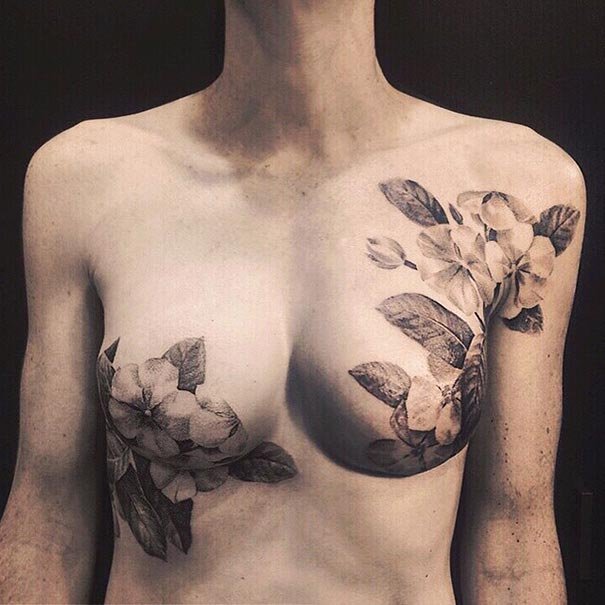 Badass Woman Blasts Her Tattooed Post-Lumpectomy Breast on the