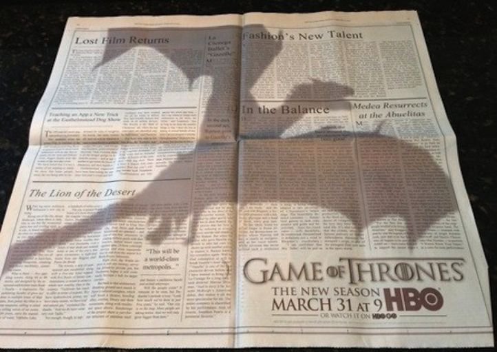 creative newspaper ads