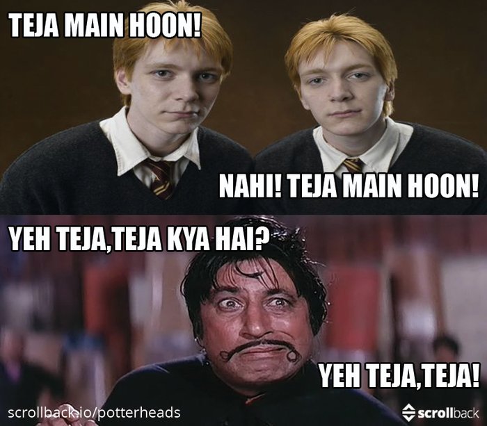 These Hilarious Memes Bring Harry Potter & Andaz Apna Apna Together. What  Follows Is Pure Magic