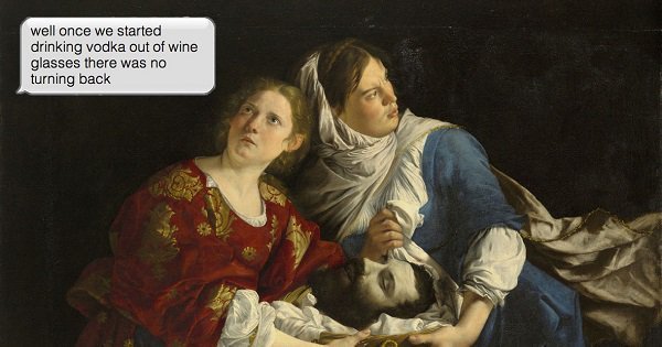 This Series Of Texts Superimposed On Classic Paintings Is Absolute ...