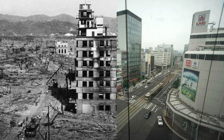 70 Years Since Hiroshima Bombing: From Devastation To A Bustling Metro ...