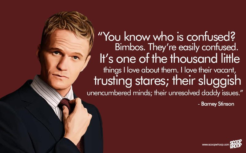 Funny Barney Stinson Quotes