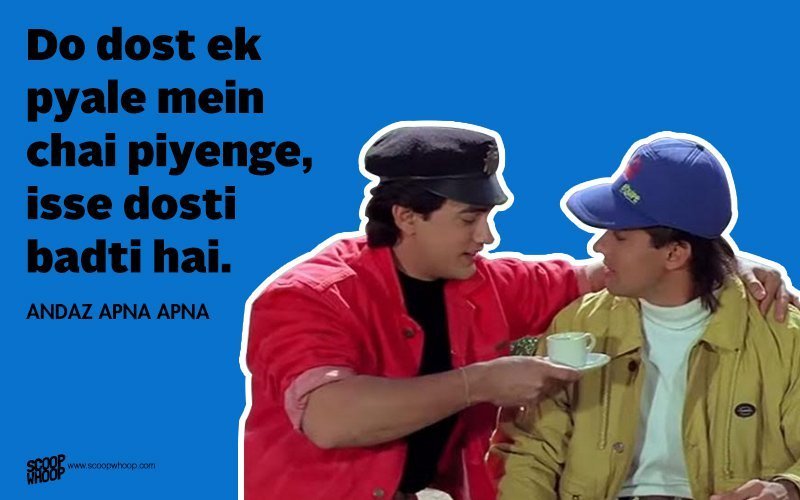 15 Hilarious Andaz Apna Apna Dialogues That'll Tickle Your Funny Bone Even  Today