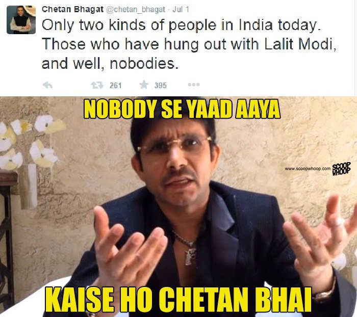 If Celebrities Actually Reacted To Chetan Bhagat’s Absurd Tweets, Here ...