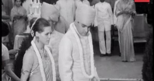 Rare Footage Of Rajiv-Sonia Wedding Offers A Glimpse Of The Most Talked ...