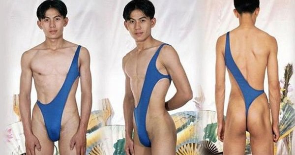 Weird hot sale male swimsuits