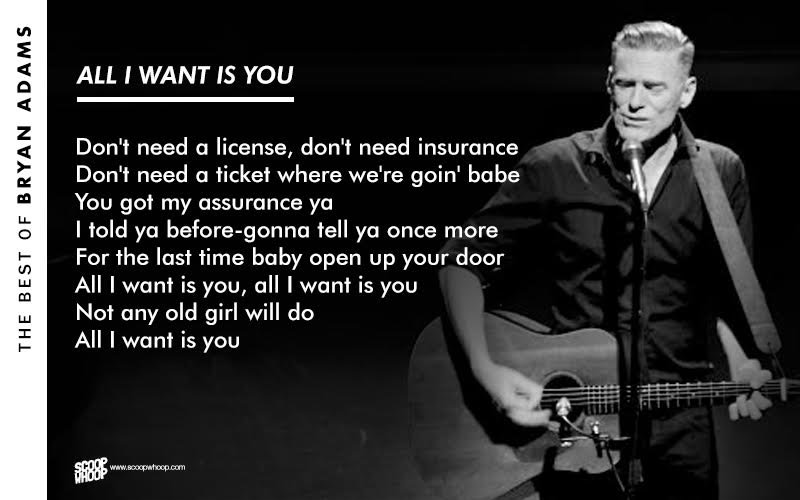 20 Bryan Adams Lyrics That Are Straight From The Heart