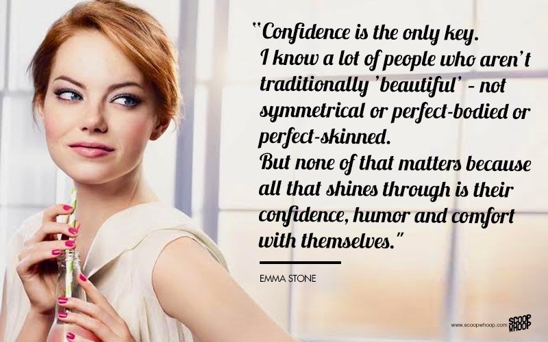 emma stone quotes confidence