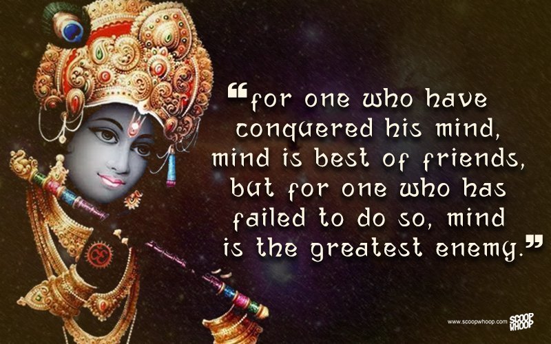 motivational krishna quotes on life