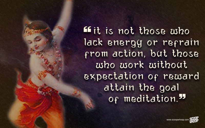 Positive krishna quotes on life