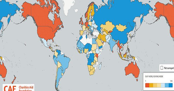 Guess Which Country Is The World’s Most Generous? India Is Not Even In ...