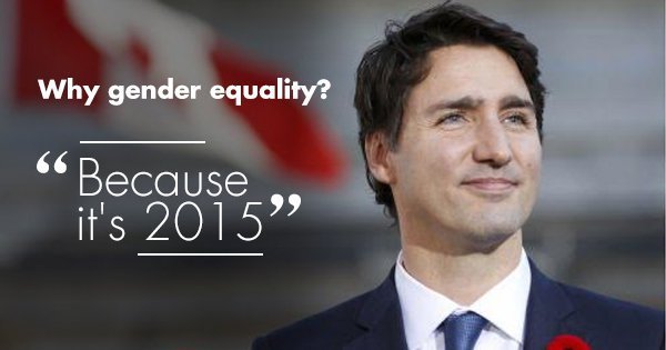 Canada PM Justin Trudeau Aces Gender Equality With Same Number Of Men ...
