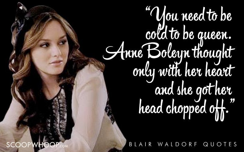 funny blair waldorf quotes