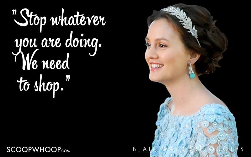 funny blair waldorf quotes