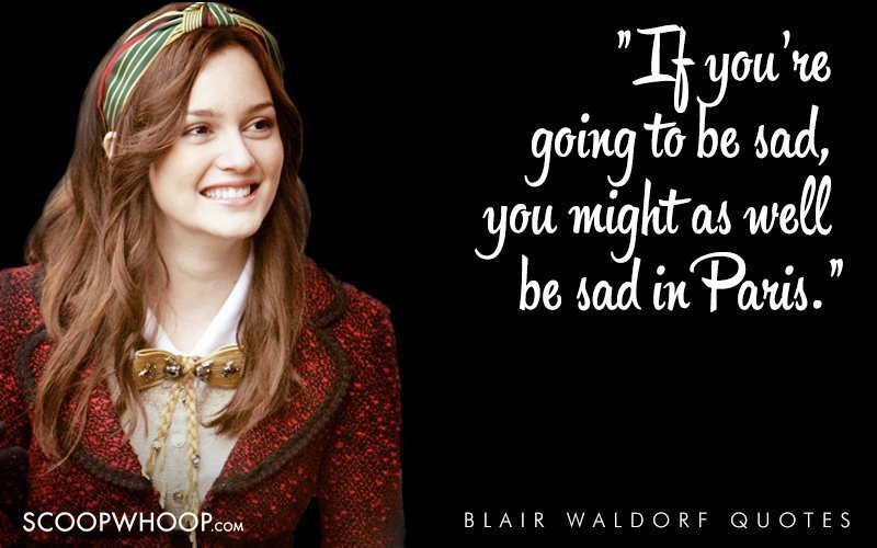 funny blair waldorf quotes