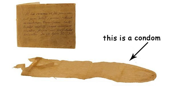 Would You Believe Condoms Existed Even 500 Years Ago? But You Won’t