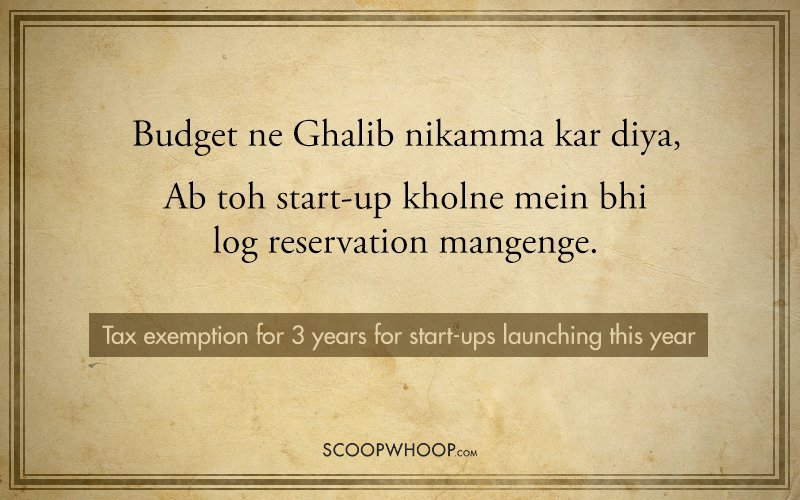 If The Budget 2016 Is Going Over Your Head, This ‘Shayari’ Version Will