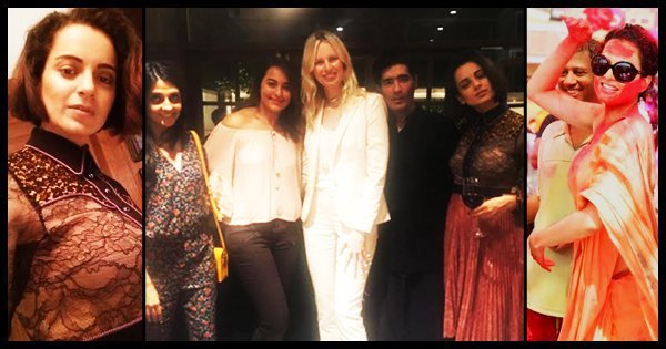 Kangana ranaut teaches us how to ‘live it up’ in the face of storm - scoopwhoop