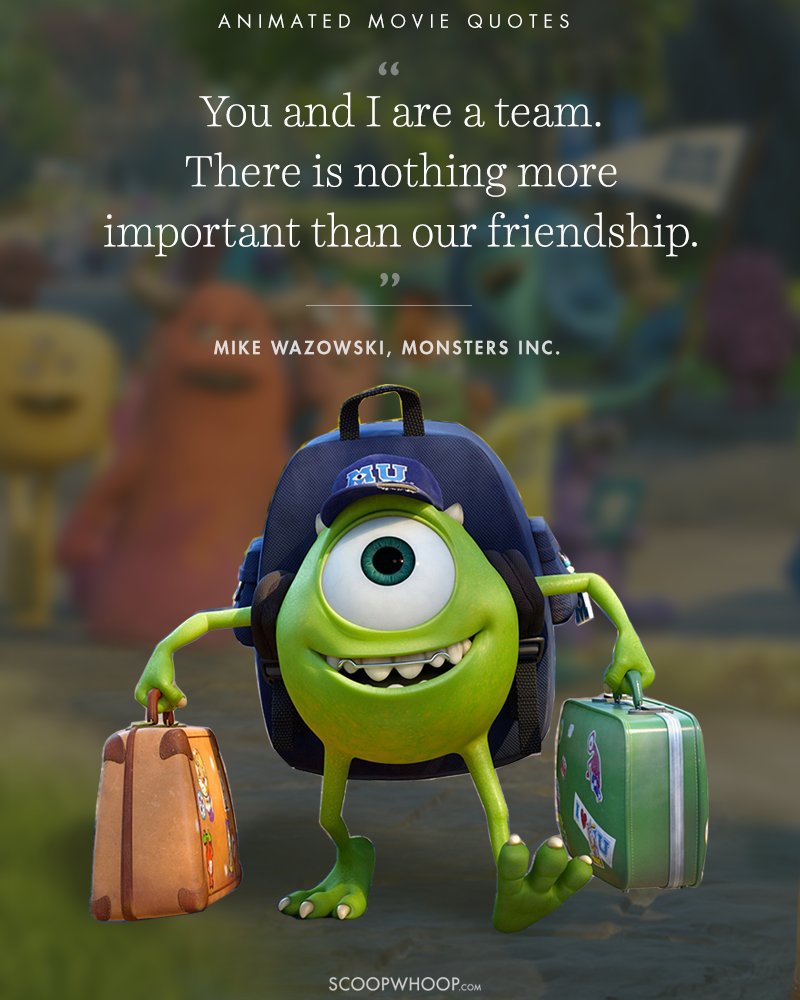 15 Quotes From Animated Movies | 15 Best Cartoon Movie Dialogues