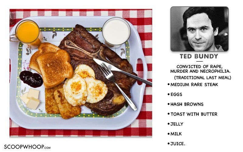 10 Last Meal Requests By Famous Criminals Before Their Execution 