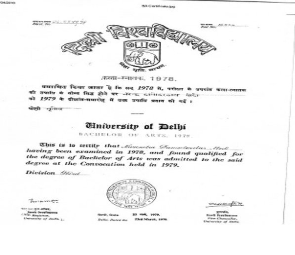 Revealed Check Out Narendra Modi s BA And MA Degrees Right Here