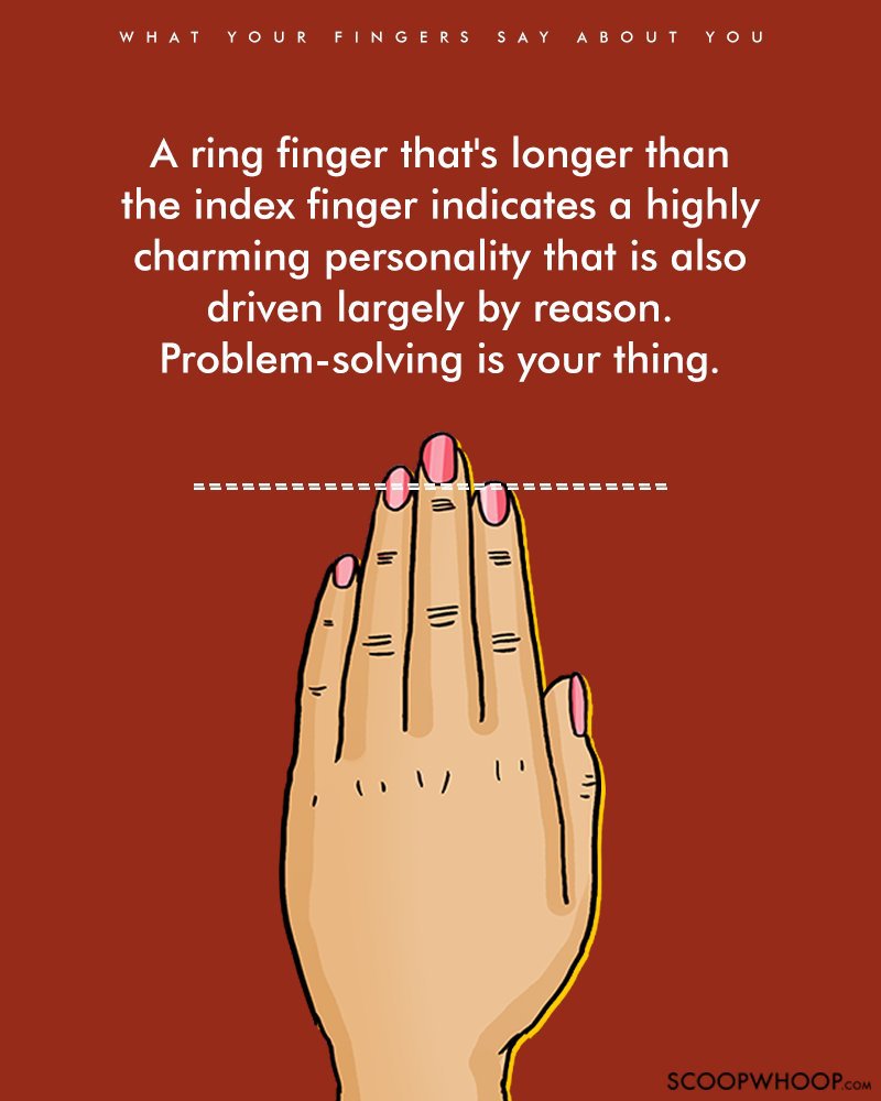 Here's What The Length Of Your Fingers Say About Your Personality -  ScoopWhoop