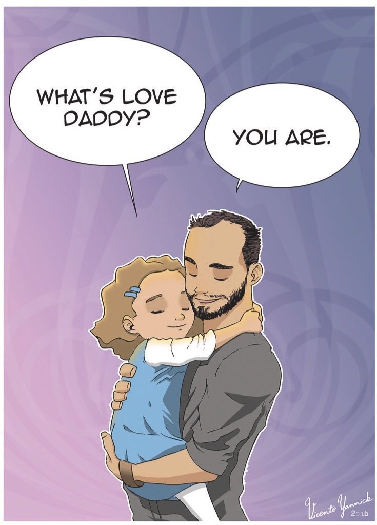 Father Daughter Cartoon Porn - This Moving Comic Strip By A Single Dad Captures The Father-Daughter Bond  Beautifully - ScoopWhoop