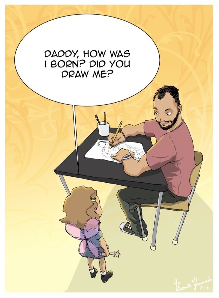 735px x 1002px - This Moving Comic Strip By A Single Dad Captures The Father-Daughter Bond  Beautifully