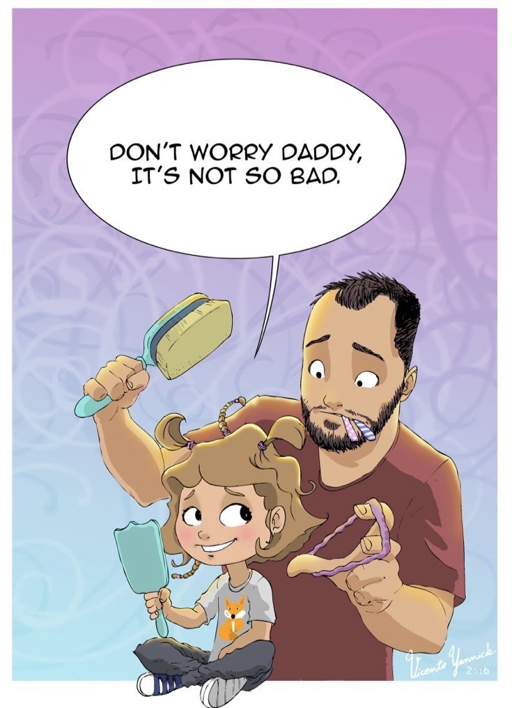 735px x 1016px - This Moving Comic Strip By A Single Dad Captures The Father-Daughter Bond  Beautifully - ScoopWhoop