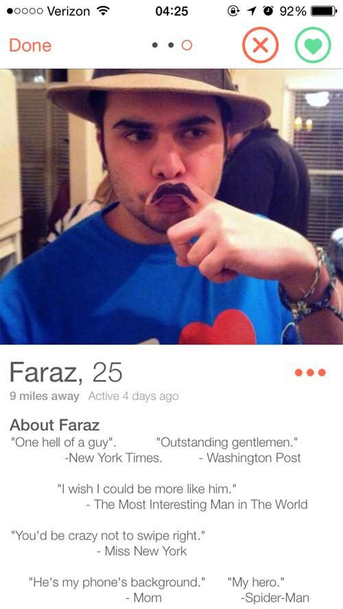 20 Tinder Profiles That Are So Funny, You'll Want To Swipe Right