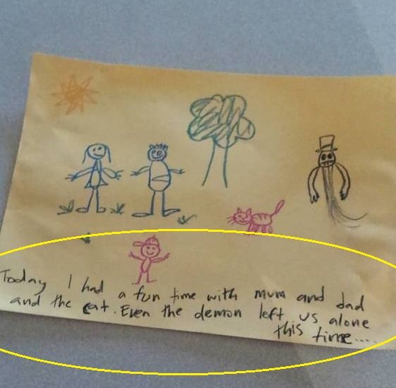 20 Dark & Creepy Drawings By Kids That Show Why You Shouldn’t Mess With