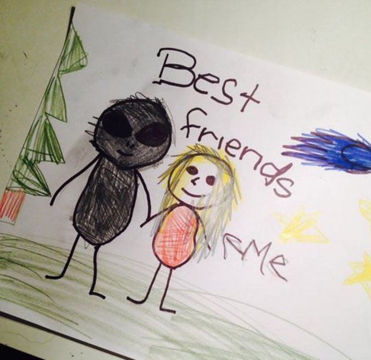 20 Dark & Creepy Drawings By Kids That Show Why You Shouldn’t Mess With