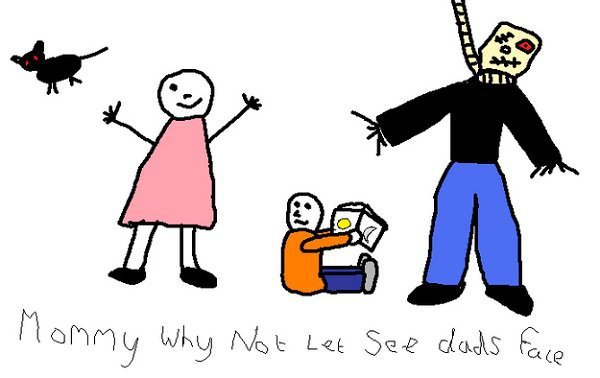 20 Dark & Creepy Drawings By Kids That Show Why You Shouldn’t Mess With ...