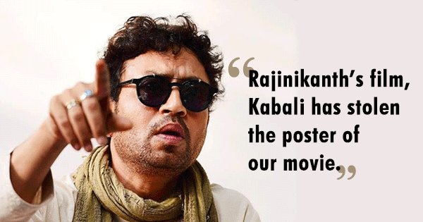 Irrfan khan just messed with rajinikanth & we’re not sure how thalaiva’s fans will react to it - scoopwhoop