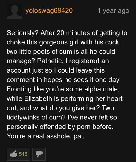 Epic Pornhub Comments That Deserve Your Attention More Than The