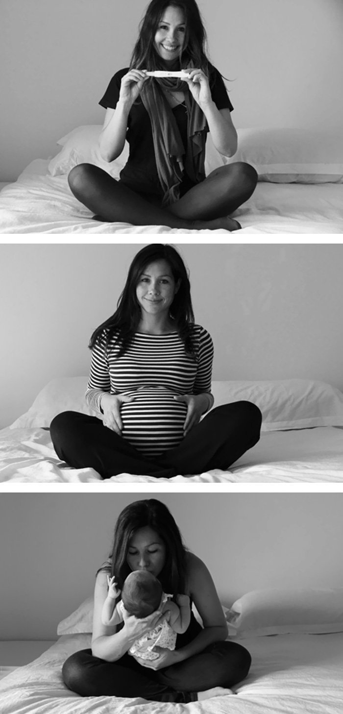 These Before & After Maternity Shoot Pictures Are Absolutely Awwdorable!