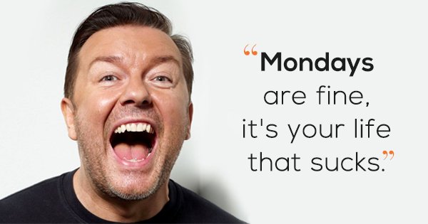 15 Witty One-Liners By Ricky Gervais That Prove Why He’s The Comedian