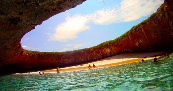 This Secluded Mexican Beach Hidden Inside A Cave Is Totally Worth ...