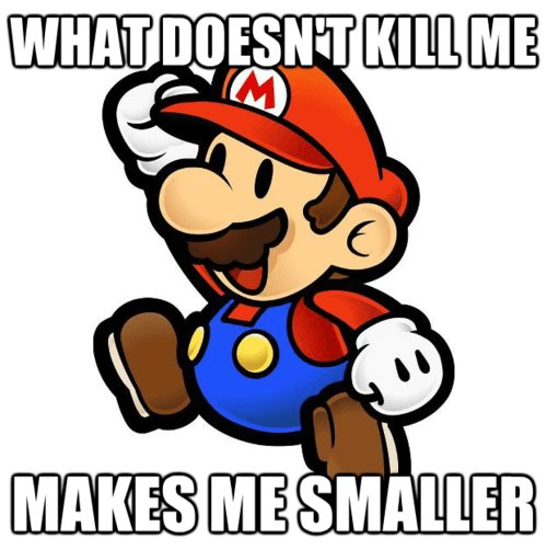 Mario Doesn't Try Anymore