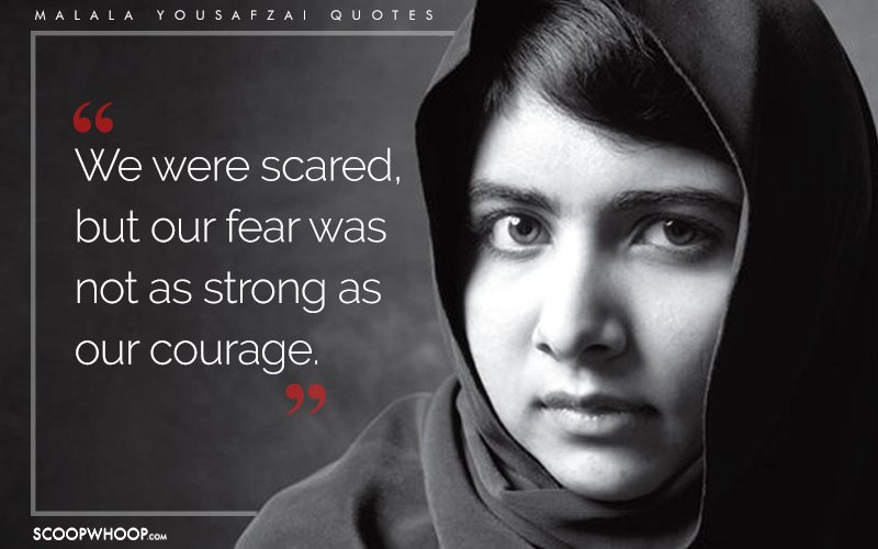 malala quotes on bravery