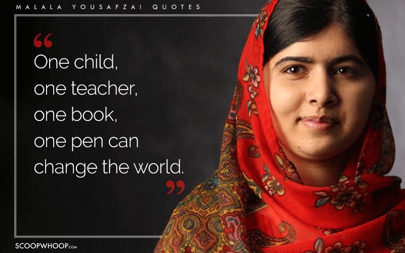 malala yousafzai quotes