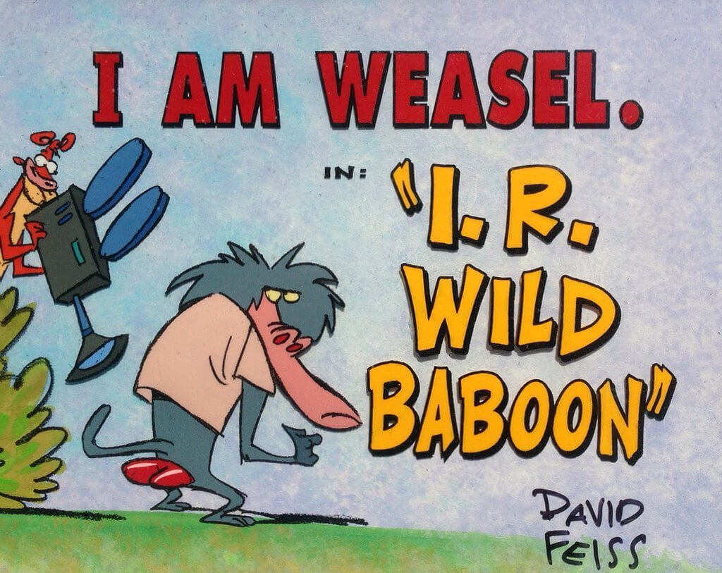 Я бабуин песня. I am Weasel. Бабун и Визл.
