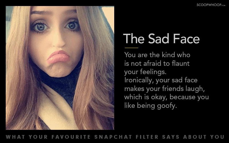 Here’s What Your Favourite Snapchat Filter Says About Your Personality ...