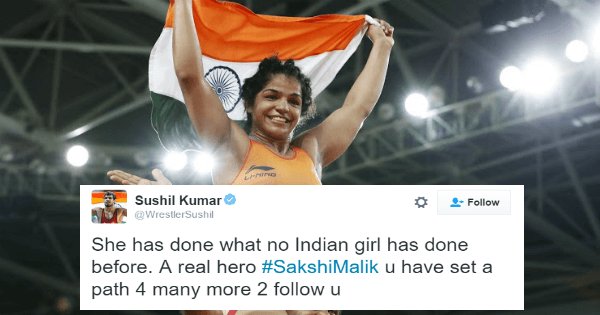 Twitter Beaming With Pride After Wrestler Sakshi Malik Scripts History