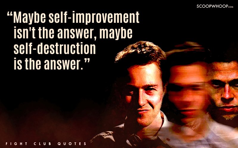 24 Fight Blub Quotes | 24 Best Fight Club Dialogues