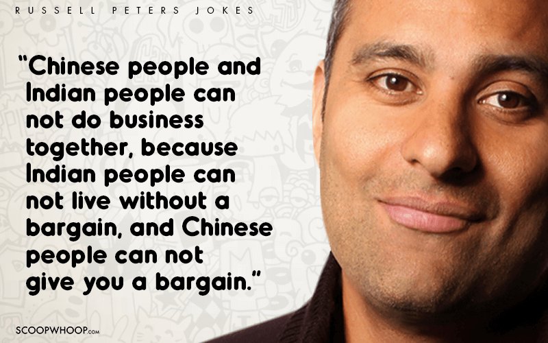 20 Funniest Lines From Russell Peters Jokes That Prove He's A One Of A Kind  Comic