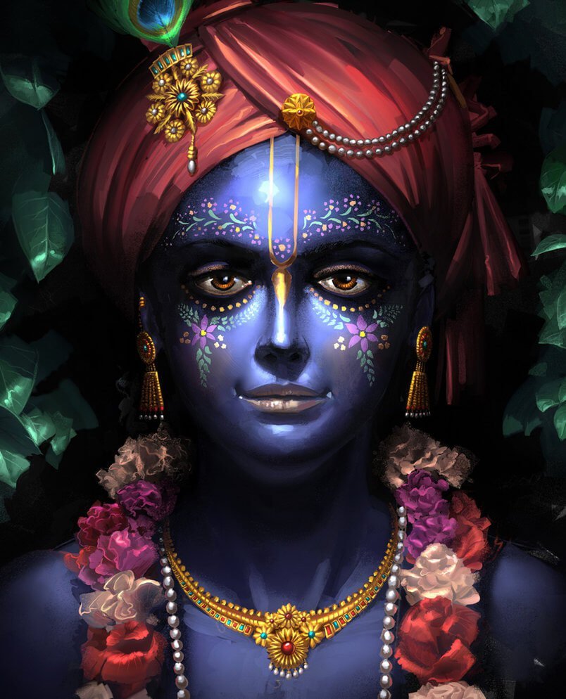 Real photo deals of lord krishna